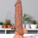 Iron Commander Extra Dotted Penis Sleeve with Vibrator